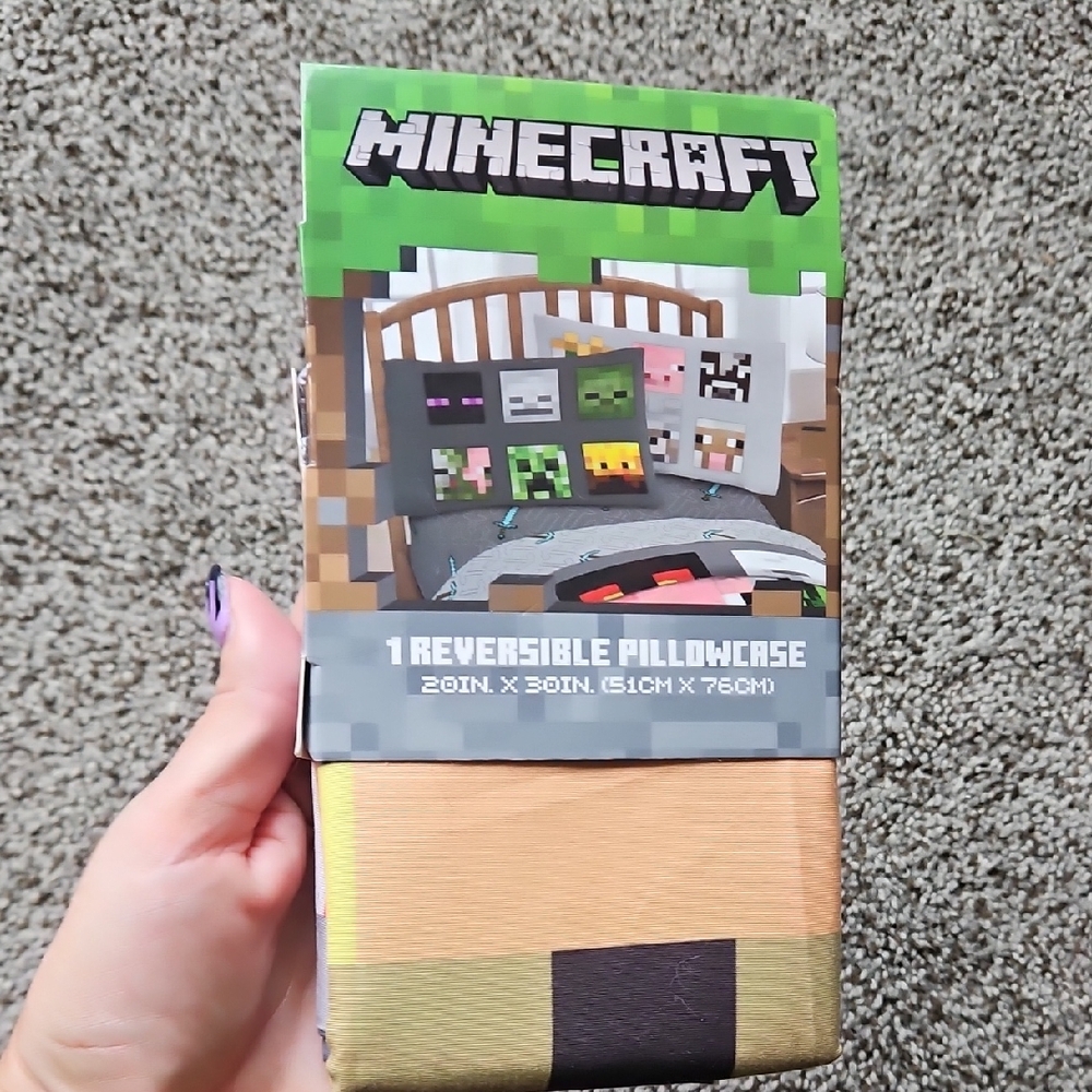 Minecraft Reversible Pillowcase